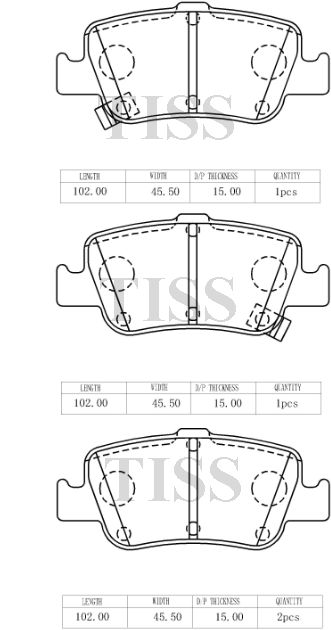 КОЛОДКИ ТОРМОЗНЫЕ ДИСКОВЫЕ PARAUT T282146Y