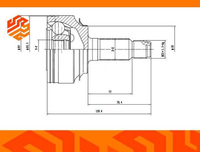 ШРУС ВНЕШНИЙ JD JCT0263