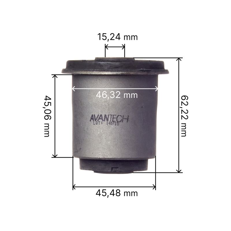 САЙЛЕНТБЛОК РЫЧАГА ПОДВЕСКИ AVANTECH ASB4101