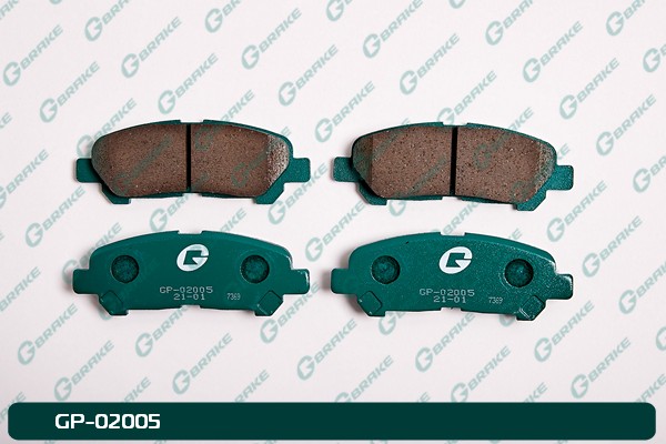 КОЛОДКИ ТОРМОЗНЫЕ ДИСКОВЫЕ G-BRAKE GP02005