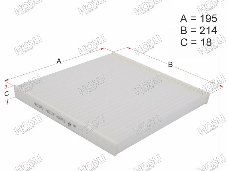 ФИЛЬТР САЛОННЫЙ HOSU HSCF0068