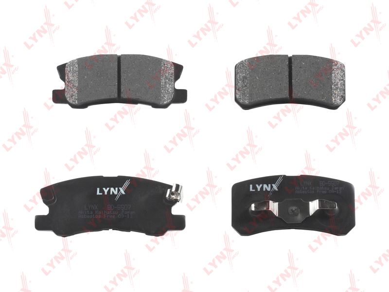 КОЛОДКИ ТОРМОЗНЫЕ ДИСКОВЫЕ LYNXauto BD5507
