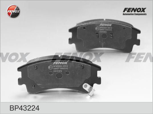 КОЛОДКИ ТОРМОЗНЫЕ ДИСКОВЫЕ FENOX BP43224