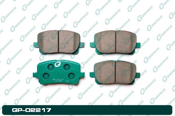 КОЛОДКИ ТОРМОЗНЫЕ ДИСКОВЫЕ G-BRAKE GP02217