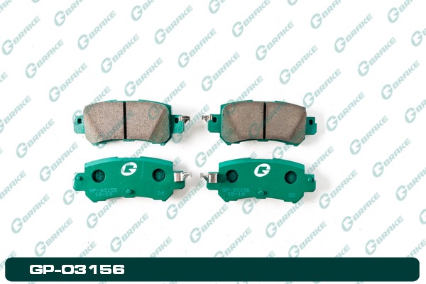 КОЛОДКИ ТОРМОЗНЫЕ ДИСКОВЫЕ G-BRAKE GP03156