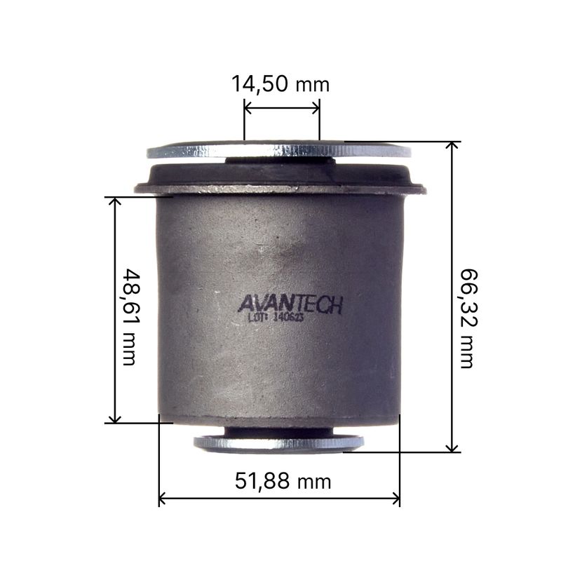 САЙЛЕНТБЛОК РЫЧАГА ПОДВЕСКИ AVANTECH ASB0196