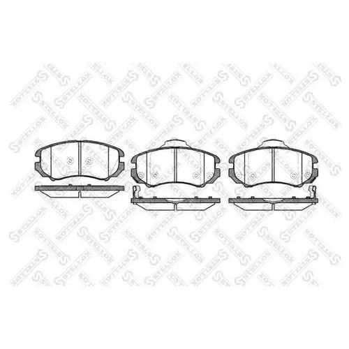 КОЛОДКИ ТОРМОЗНЫЕ ДИСКОВЫЕ STELLOX 964002BSX