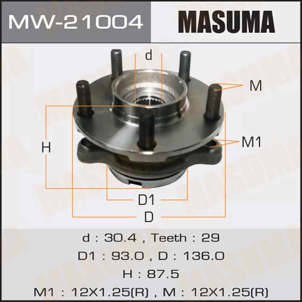 СТУПИЦА В СБОРЕ MASUMA MW21004