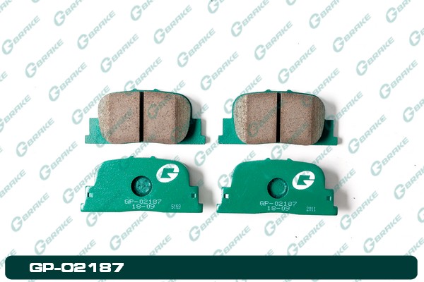 КОЛОДКИ ТОРМОЗНЫЕ ДИСКОВЫЕ G-BRAKE GP02187