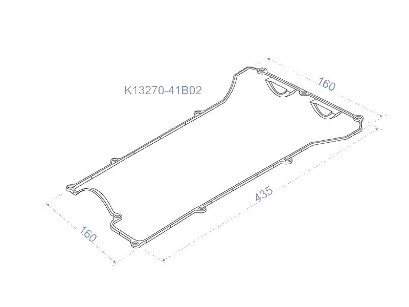 ПРОКЛАДКА КЛАППАННОЙ КРЫШКИ SAT K1327041B02