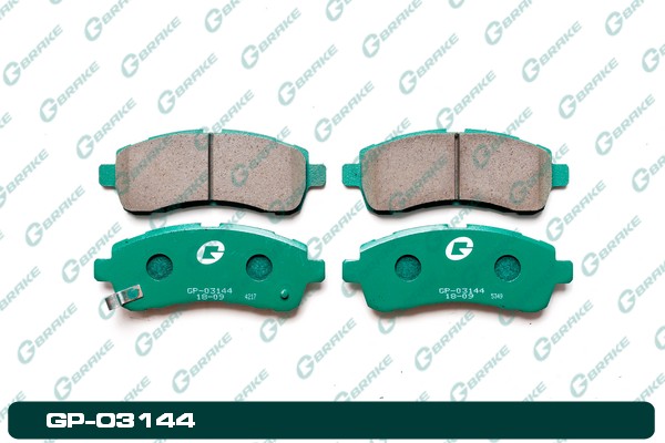 КОЛОДКИ ТОРМОЗНЫЕ ДИСКОВЫЕ G-BRAKE GP03144