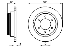 ДИСК ТОРМОЗНОЙ JD JBD0114