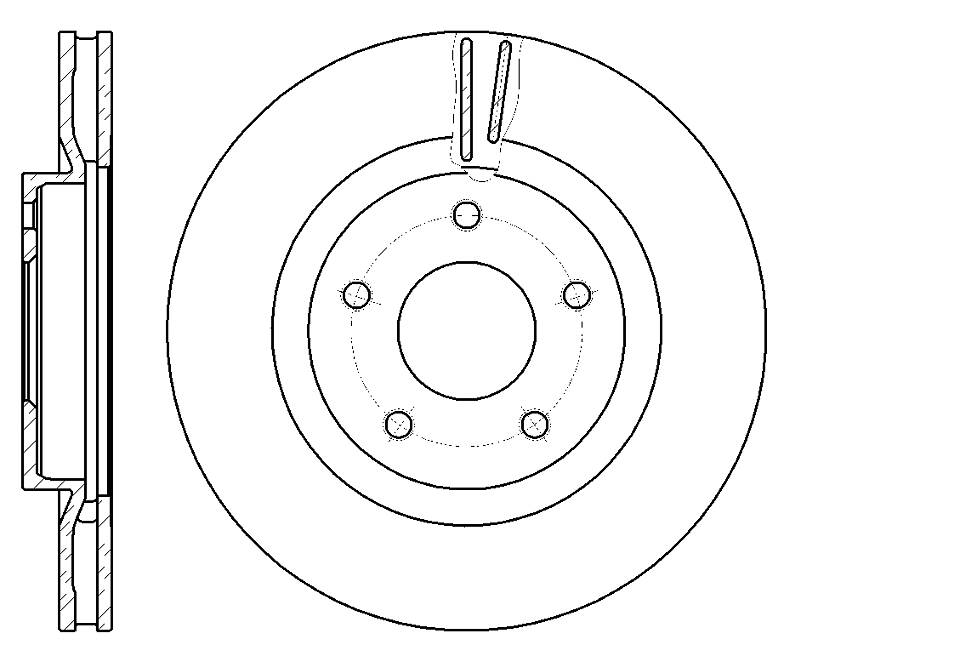 ДИСК ТОРМОЗНОЙ G-BRAKE GR20755