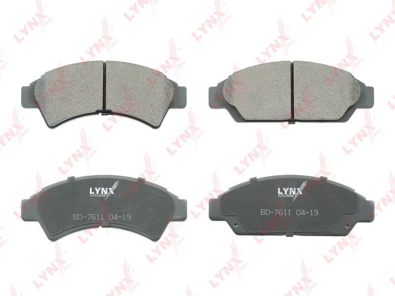 КОЛОДКИ ТОРМОЗНЫЕ ДИСКОВЫЕ LYNXauto BD7611