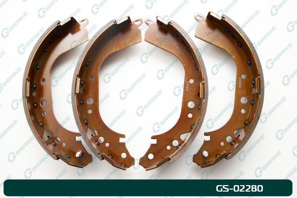 КОЛОДКИ ТОРМОЗНЫЕ БАРАБАННЫЕ G-BRAKE GS02280