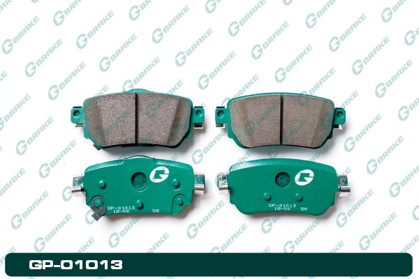 КОЛОДКИ ТОРМОЗНЫЕ ДИСКОВЫЕ G-BRAKE GP01013