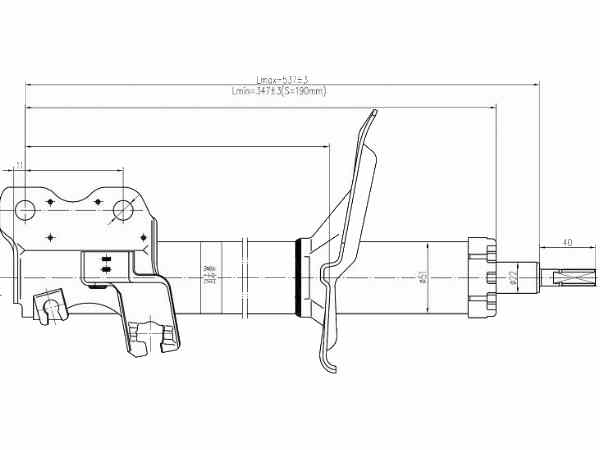 СТОЙКА ГАЗОМАСЛЯНАЯ SAT ST543022Y985