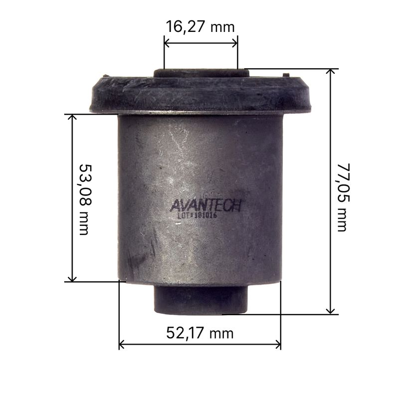САЙЛЕНТБЛОК РЫЧАГА ПОДВЕСКИ AVANTECH ASB0546