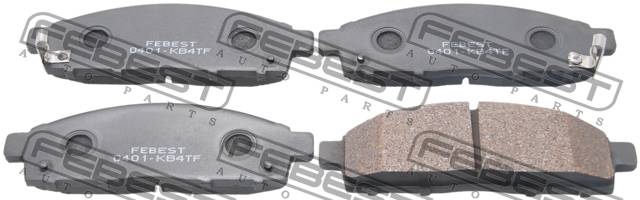 КОЛОДКИ ТОРМОЗНЫЕ ДИСКОВЫЕ FEBEST 0401KB4TF