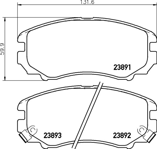 КОЛОДКИ ТОРМОЗНЫЕ ДИСКОВЫЕ NISSHINBO NP6003