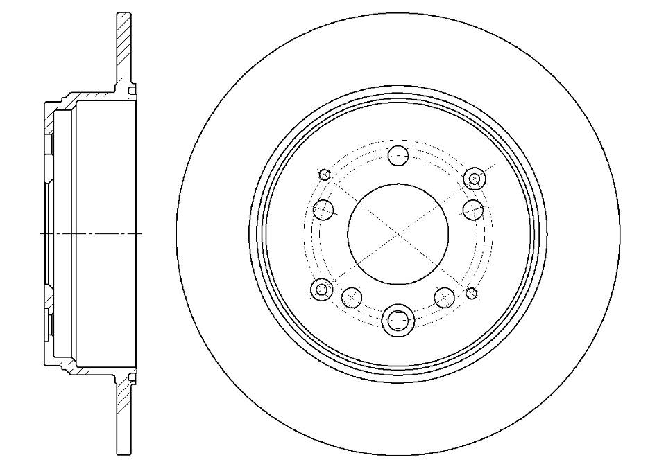 ДИСК ТОРМОЗНОЙ G-BRAKE GR01515