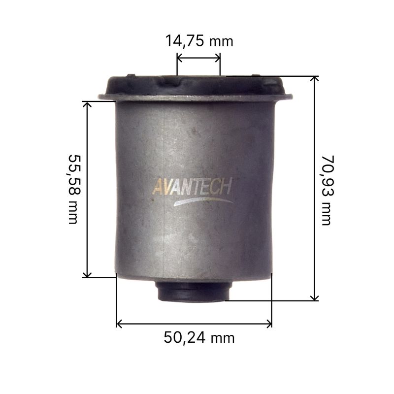 САЙЛЕНТБЛОК РЫЧАГА ПОДВЕСКИ AVANTECH ASB4168