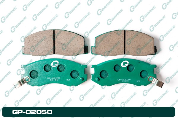 КОЛОДКИ ТОРМОЗНЫЕ ДИСКОВЫЕ G-BRAKE GP02050