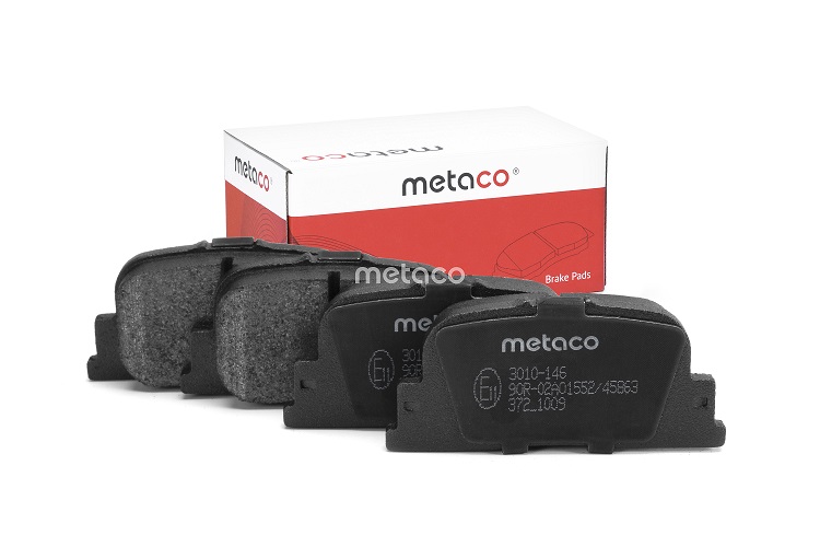 КОЛОДКИ ТОРМОЗНЫЕ ДИСКОВЫЕ METACO 3010146