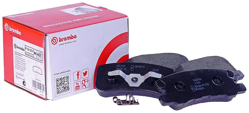 КОЛОДКИ ТОРМОЗНЫЕ ДИСКОВЫЕ BREMBO P54031