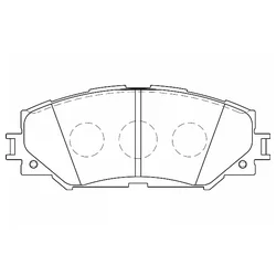 КОЛОДКИ ТОРМОЗНЫЕ ДИСКОВЫЕ KORMAX KBP059