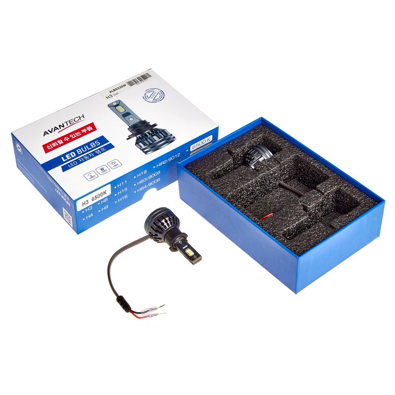 ЛАМПА СВЕТОДИОДНАЯ AVANTECH ALB0335W 3 500 H3 12V 35Вт. Светодиоды Pk22s SUPER WHITE (СУПЕР БЕЛЫЙ)