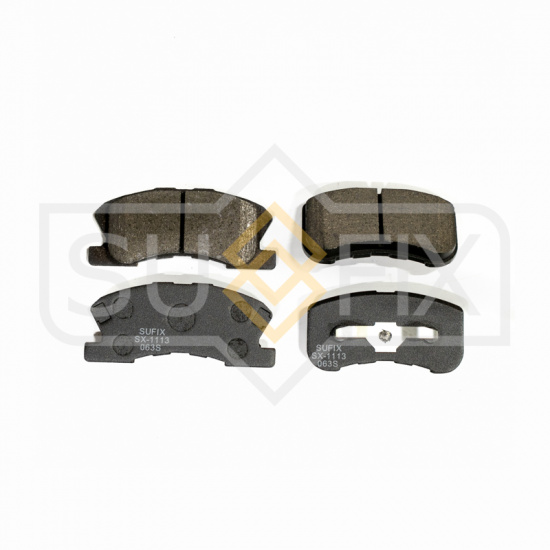 КОЛОДКИ ТОРМОЗНЫЕ ДИСКОВЫЕ SUFIX SX1113