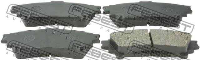КОЛОДКИ ТОРМОЗНЫЕ ДИСКОВЫЕ FEBEST 0101GGL15R