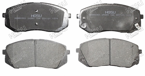 КОЛОДКИ ТОРМОЗНЫЕ ДИСКОВЫЕ HOSU HSBR0301