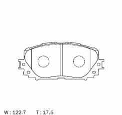 КОЛОДКИ ТОРМОЗНЫЕ ДИСКОВЫЕ IXAT X3P0174