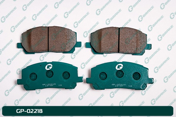 КОЛОДКИ ТОРМОЗНЫЕ ДИСКОВЫЕ G-BRAKE GP02218