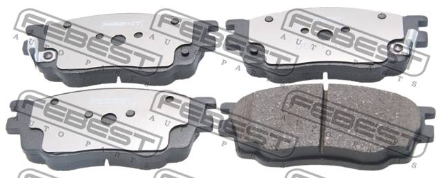 КОЛОДКИ ТОРМОЗНЫЕ ДИСКОВЫЕ FEBEST 0501GGF