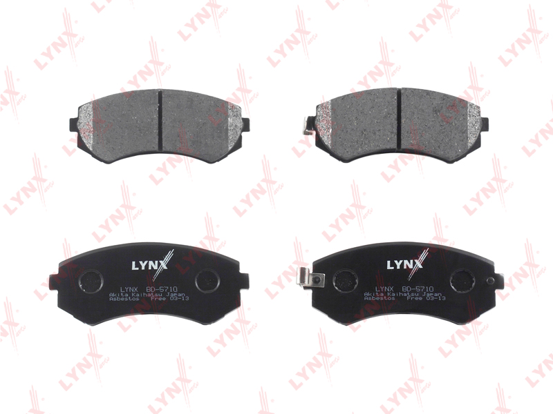 КОЛОДКИ ТОРМОЗНЫЕ ДИСКОВЫЕ LYNXauto BD5710