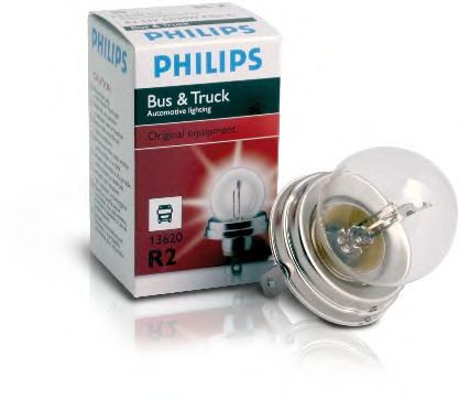 ЛАМПОЧКА PHILIPS 13620C1 R2(Bilux) 24V 55/50 P45t-41