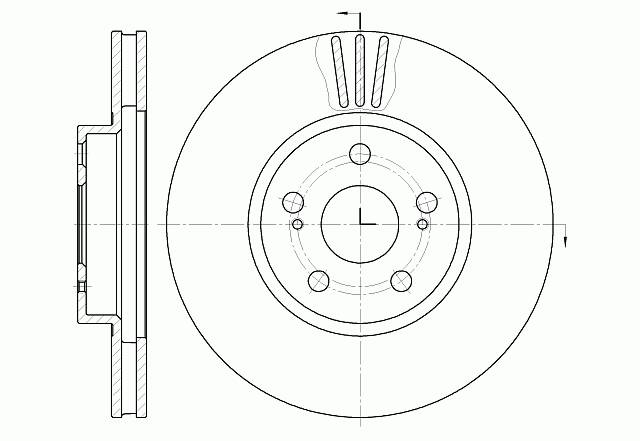 ДИСК ТОРМОЗНОЙ G-BRAKE GR02742