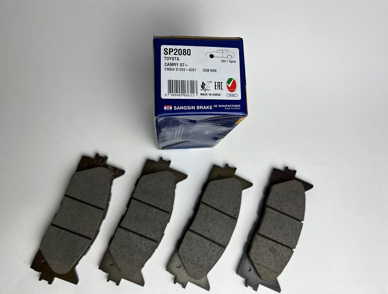 КОЛОДКИ ТОРМОЗНЫЕ ДИСКОВЫЕ SANGSIN BRAKE SP2080
