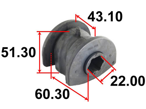 САЙЛЕНТБЛОК РЫЧАГА ПОДВЕСКИ TENACITY AAMHO1078