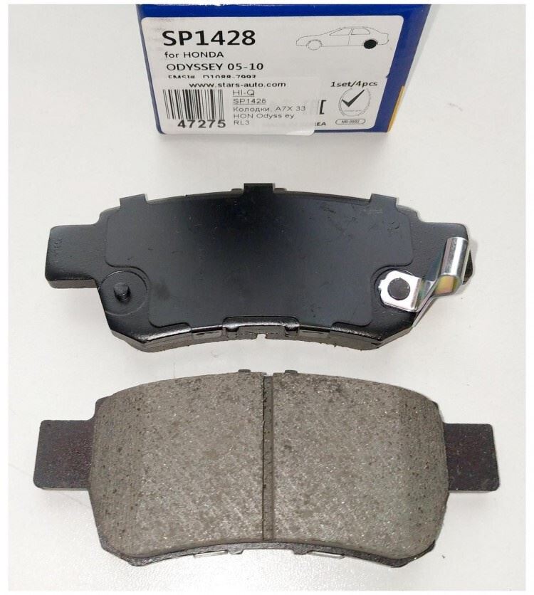 КОЛОДКИ ТОРМОЗНЫЕ ДИСКОВЫЕ SANGSIN BRAKE SP1428