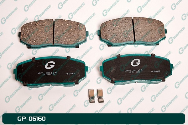 КОЛОДКИ ТОРМОЗНЫЕ ДИСКОВЫЕ G-BRAKE GP06160