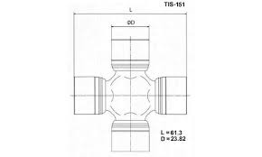 КРЕСТОВИНА TOYO TIS151