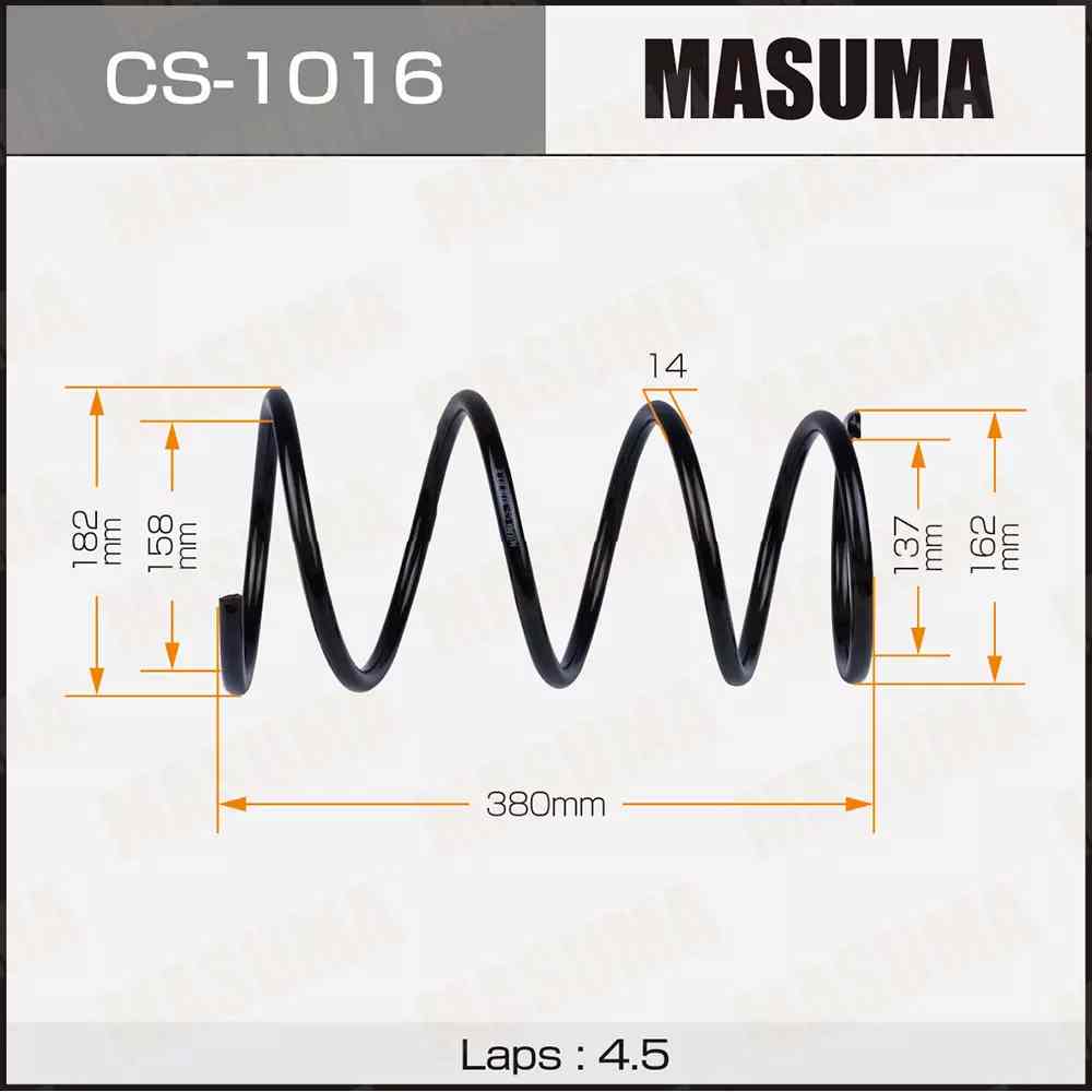 ПРУЖИНА ПОДВЕСКИ MASUMA CS1016