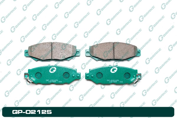 КОЛОДКИ ТОРМОЗНЫЕ ДИСКОВЫЕ G-BRAKE GP02125