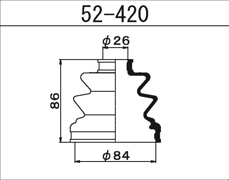ПЫЛЬНИК ПРИВОДА MARUICHI 1-56 52420