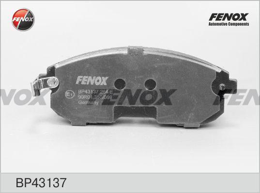 КОЛОДКИ ТОРМОЗНЫЕ ДИСКОВЫЕ FENOX BP43137