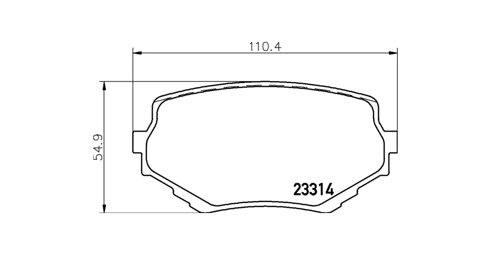 КОЛОДКИ ТОРМОЗНЫЕ ДИСКОВЫЕ NISSHINBO NP9002